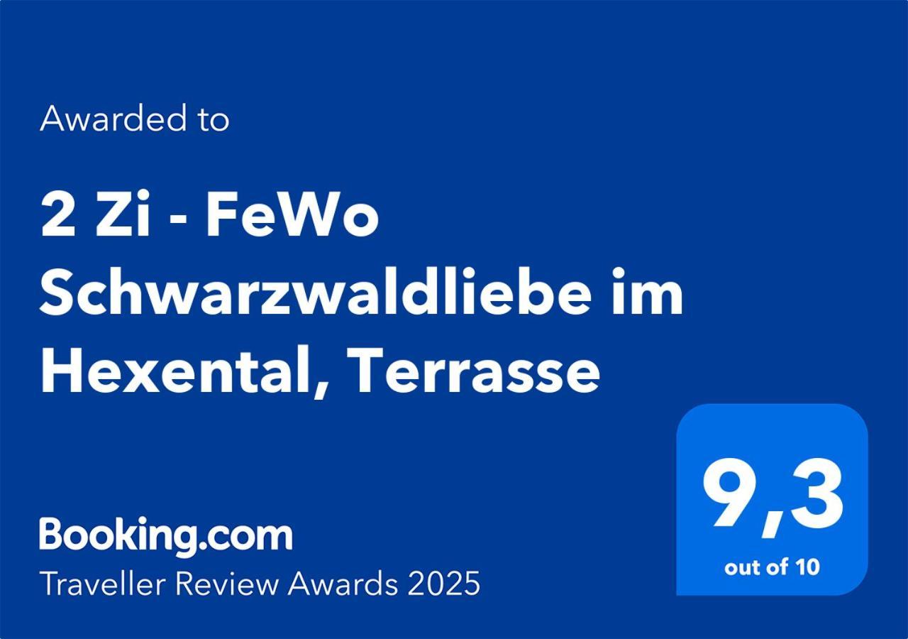 2 Zi - Fewo Schwarzwaldliebe Im Hexental, Terrasse Bollschweil Zewnętrze zdjęcie